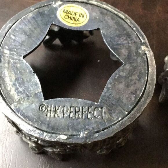 Candleholders set of two Vintage HK perfect very small Votive holder - Picture 4 of 4